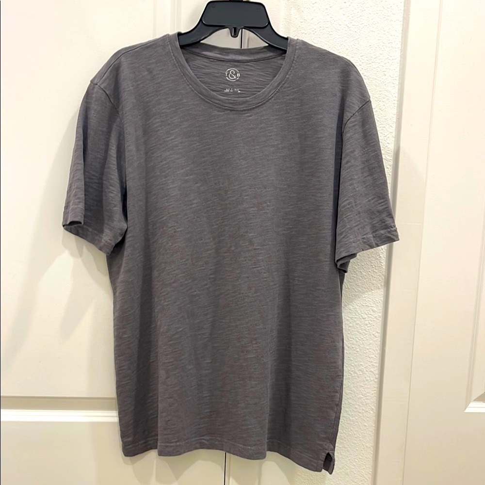 Heather Gray Crew Neck Short Sleeve Tee